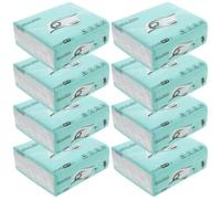 Toddmomy Nicky Defend Hand Towels 8pcs White Paper Kitchen Roll Made from Wood Pulp Three-Layer Thickening Design, Soft Absorbent Kitchen Towel Cotton Absorbent for Household Use
