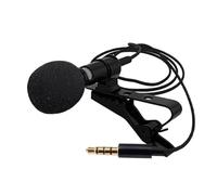 Toddmomy Noise Reduction Clip Lavalier Microphone Portable Condenser Mic with Cable and Plug for Live Streaming Interviews Podcast Recording Vlogging and Online Teaching