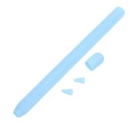 Toddmomy Non-slip Silicone Protective Cover for Pencil Stylus Pen Sleeve with Anti-skid Grip Drop-resistant Comfortable Touch Includes Pen Cap and Dual Tip Covers Washable and Reusable