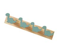 Toddmomy Nordic Style Dinosaur Wall Hook Made of Wood, Multi-Functional Coat Hook to Prevent Items from Slipping, for Bedrooms and Kitchens, Suitable for Hoodies and Raincoats