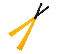 Toddmomy Nylon Drum Brushes for Percussion Medium Wave Soft Brush Sticks Snare Drum Accessories for Jazz Drumming and Musical Instruments