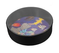 Toddmomy Ocean Sound Drum Percussion Instrument for Mimics Soothing Beach Waves for Home School Carnival Birthday and Halloween Parties