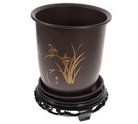 Toddmomy Orchid Bonsai Pot Plastic Planting Pot for Indoor Flowerpots Gardening Use Indoor Also Great As for Fairy Garden Scenes