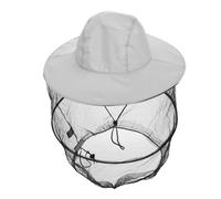 Toddmomy Outdoor Beekeeping Hat with Mesh Veil and Wide Brim Foldable Sun Protection Cap for Fishing Headgear for Gardeners and Beekeepers