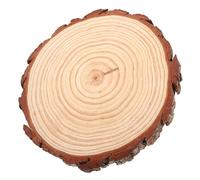 Toddmomy Outdoor Wooden Stepping Stone 25-28Cm Diameter, 2Cm Thick Wood Slice for Garden Pathway, Lawn and Patio Landscaping, Decorative Outdoor Walking Stones for Yard and