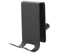 Toddmomy Over Shower Glass Door Hooks Stainless Steel Towel and Robe Holder with Protective Sponge Pads Rust-Resistant Frameless Bathroom Storage for Clothes Coats Swimsuits Black Double