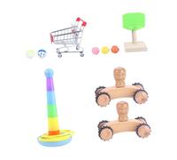 Toddmomy Parrot Chewing Toy Bird Training Educating Toy Safe Material for Pet Birds Parakeet