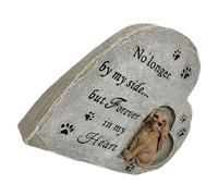 Toddmomy Passed Away Dog Memorial Present Pet Dog Tribute Statue Pet Memorial Stone Engraving Pet Grave Marker