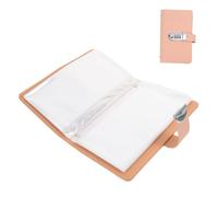 Toddmomy Password Lock Money Saving Binder with Double Sided Slots Secure Cash and Receipt Organizer Multipurpose Savings Challenge Book for Financial Planning and Valuables Storage in