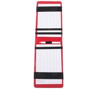 Toddmomy Pattern Golf Scorebook with Pu Cover Portable Pink Golf Scorecard Holder Notebook for Tournament Scoring