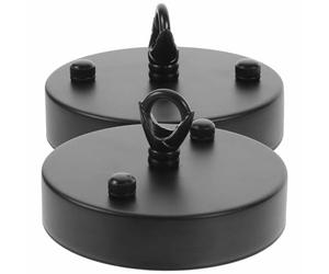 Toddmomy Pendant and Aluminum Alloy Material Canopy Ceiling Cover Plate 2pcs with Strong Load-Bearing Capacity and Easy Assembly for Lighting Fixture Assembly and Ceiling