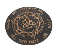Toddmomy Pendulum Board for Divination with Carved Mystical Patterns Metaphysical Dowsing Altar Decoration Suitable for Beginners and Spiritual Parties Unique gift for for for for for for for