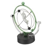 Toddmomy Perpetual Motion Swing Green Desktop Ornament Unique Kinetic Balancing Art for Home Office Science Enthusiasts Stress Relief Decorative