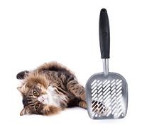 Toddmomy Pet Accessories Cat Litter Pan Item Feline Door Cat Litter Mats Cat Litter Tray Cat Feeder Cats Scoops Cat Cone Cat Food Scoop with Clip Clumping Paw Cat Feeder Automatic Black