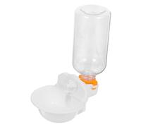 Toddmomy Pet Automatic Water Feeder Hanging Cage Water Dispenser for Dogs Cats Pigeons White Smooth Surface Safe Engineering