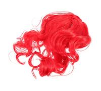 Toddmomy Pet Curl Wig Headdress for Dogs and Cats Elastic Dog Wig Accessory Cute Cosplay Hair Decoration for Halloween and Dress Up Waves