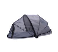 Toddmomy Pet Outdoor Tent Mesh Cloth Dog Carrier Mat Car Folding Kennel Pet Tent for Dog Cat Kitten Bed Sofa Grey