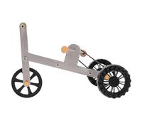 Toddmomy Pet Parrot Parakeet Develop Parrot's Ability Visual Development Abs Stainless Steel Bike Creative Unique Bird Training Accessory for Household Parrots