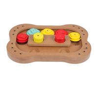 Toddmomy Pet Slow Feeding Toy Interactive Bone Design for Healthy Eating Fun Educational Puppy Food Feeder Slow Feeder Plaything for Dogs and Puppies Improves Digestion and Eating Pace
