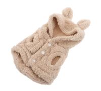 Toddmomy Pet Warm Hoodie for Dogs Cats Rabbits Bunny Ears Cartoon Design Small Dog Clothes Puppy Apparel for Winter Outing