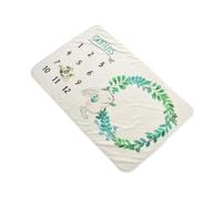 Toddmomy Photo Blanket Flannel Monthly Milestone Blanket Newborn Photography Props Milestone Mat