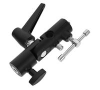 Toddmomy Photography Flash Light Stand Bracket with Umbrella Softbox Holder Aluminum Alloy Dual Mount for Off-Camera Tripods Portable and Sturdy Photography Supply