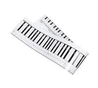 Toddmomy Piano Keyboard Keys Practice Guide Paper Piano Keyboard Paper Chart for Student for Finger Exerciser Hand Strengthener
