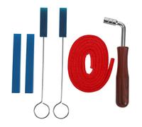 Toddmomy Piano Tuning Tools Useful Accessories Stainless Steel Wrench Tuning Mutes for Piano Musical Instrument Accessories