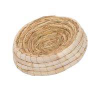 Toddmomy Pigeon Nesting House Breeding Eggs Nest Fine Workmanship Wear-resistant Straw 12.97x12.97x2.75in Sleep Play for Birds and Pigeons Suitable for Pets to 2kg Random Color