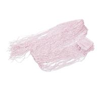 Toddmomy Pink Polyester String Curtains for Doorways with Soft Light Transition and Concealing Clutter Features, Retro Boho Hanging Fringe Room Divider Suitable for Windows and Room Divider