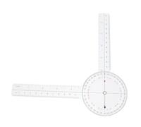 Toddmomy Plastic Angle Protractor Goniometer with Rotary Joint Wear-Resistant Measurement Tool for Engineering Physical Therapy Student Drawing and Carpentry Applications