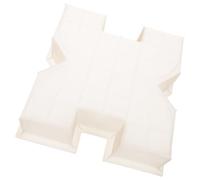 Toddmomy Plastic Brick Mold Reusable Cement Plastic Path Maker Mold Modular Design White Polypropylene Improving Drainage Performance Effortless Demolding for Residential Zones and Parks