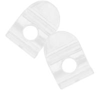 Toddmomy Plastic Curtain Clips 2pcs Cordless Blind Lifting Grips with Strong Pull Handles for Drapery Replacement and Roller Blind Applications