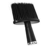 Toddmomy Plastic Neck Duster Brush for Hair Cutting - Soft Bristles Barber Cleaning Brush for Removing Broken Hair - Black Haircut Cleanup Collection Tool