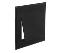 Toddmomy Plastic Plumbing Access Door Panel Black 100X100Mm Wall and Ceiling Cover for Drywall Hole and Bathroom Plumbing Inspection