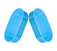 Toddmomy Plastic Trays for Medication 2pcs Blue Pill Organizer Tray with Sorting Compartments for Medicine Dispensing in Hospital Environment
