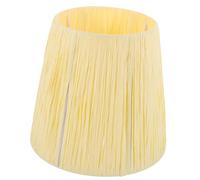 Toddmomy Pleated Paper Lampshade for Table Lamp Decorative Soft Light Floor Lamp Shade Rustic Creative Warm Decor Eye-Friendly Non-Dazzling Cover Elegant Raffia Style
