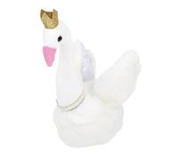 Toddmomy Plush Crown Swan Doll Soft Stuffed Animal for White Decorative Plush Doll with Comfortable Touch and Creative Design for Boys