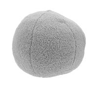 Toddmomy Plush Spherical Throw Pillow Grey Soft Stuffed Cushion for Sofa Bedroom Home Decor Cozy Round Ball Pillow for Backrest and Hugging Gift and Decorative Accent
