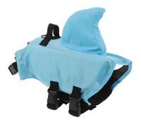 Toddmomy Portable Dog Floating Vest with Adorable Shark Fin Comfortable Small Jacket for Swimming and Safety Bulldog Support Stylish Pet Swimwear for Pool and Beach