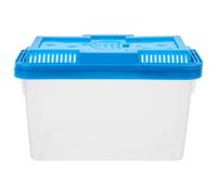 Toddmomy Portable Fish Transport Container with Double Layer Isolation, Abs Multifunctional Aquarium for Betta Fish, Reptiles, and Turtles, Suitable for Travel and Home Decor