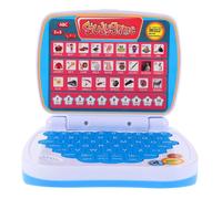 Toddmomy Portable Laptop with Multiple Learning Modes Interactive Educational Computer for Cognitive Development Lightweight and Safe Early Learning Machine for Blue Model