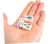 Toddmomy Portable Mini Mahjong Set Chinese Tiles for Travel Party and Home Use Complete Small Mahjong Kit with Sturdy Wear Resistant Material for Indoor Outdoor Leisure and Stress Relief