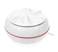 Toddmomy Portable Mini Washer USB Powered Clothes Cleaner with Turbo Vibration Forward Reverse Rotation Intelligent Timing and Sucker Design for Travel Dormitory and Home Use