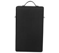 Toddmomy Portable Oboe Storage Box Leather Oboe Organizer Box Compartments for Travel and Storage Black