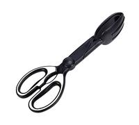 Toddmomy Portable Pet Poop Scooper with Tongs Design Lightweight Waste Picker for Easy Indoor and Outdoor Cleanup Durable Tool for Dogs and Cats Black