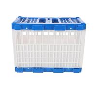 Toddmomy Portable Plastic Pigeon Carrier Box Racing Pigeon Carrier Basket for Training and Release Competition Easy to Clean for Bird Transport and Home Use