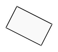 Toddmomy Portable Projector Screen with Hooks Anti-crease Polyester Foldable Projection Screen for Indoor Outdoor Camping Home Theater Office Classroom Use