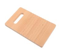 Toddmomy Portable Small Wooden Washboard for Household Laundry Beech Wood Mini Scrubbing Board for Childrens Chores Educational Montessori Tool for Responsibility and Motor Skill