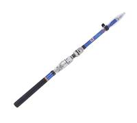 Toddmomy Portable Telescopic Sea Fishing Rod Soft-tailed Extension Lightweight with Metal Guide Rings and Anti-slip Grip for Outdoor Travel and Saltwater Use